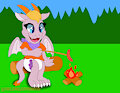 Hotdogs by the Fire -By TailsMilesPrower8-