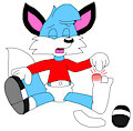 Freddy Fox Hurt his Toe by CartoonFoxArt2002