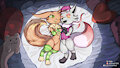 Love birds on the love bed by TTUX3