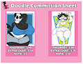 Doodle Commission are open by KingKIrby