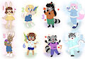 [CLOSED Adoptables] Season friends! by BabyFurFluffyCanvas