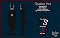 Shadow's Reference Sheet by FlamingAzalea