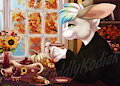 Fall Cozy Tea YCH - Cabbage by KuddlyKodiak