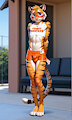 Femboy Hooter's Tiger by xlupine