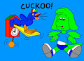 Patch the Dinodog and the Cuckoo Clock (Speedo) by JohnnytheWolf07