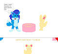 Anthonitecus tells Oxnard to make a wish (gift for Nishi) by AnthonitecusWolff