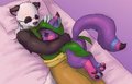 Snuggle Time by TheZebraBee