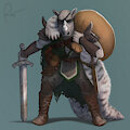 Crestfallen warrior by horserov