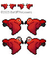 Parrot Enemy And Dove NPC Pixel Art by BatOfTheLeaves