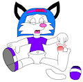 Ellie Cabbit hurt her Toe by CartoonFoxArt2002