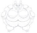 strongfat beetle woman prototype by Arakasa