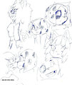 Izan and Andrea sketches by EROSART
