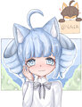 A drawing of a friend's oc by YokoChoco