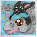 "Deliverance" (Consequential Personal Gift Art) by draconicdreamsart