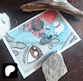 "Found Family" (Excl. Fursona ACEO #1) by draconicdreamsart