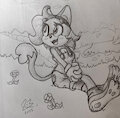 DTIYS: Sarah the Cat by atroxchobatsu by AciedSpade