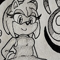 Amy Rose Sets the Stage! by AciedSpade