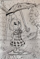 Isabelle: An unexpectedly rainy day in Animal Forest... by AciedSpade