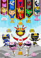 HTF Dengeki Sentai Changeman/Power Rangers: Mythical Beasts by SkullKingFox