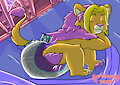 Weird Sleepy Kitten by Friar