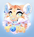 Eurofurence 2025 badge by lesbianplush
