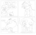 Berdly's Head Inflation Comic by paperboio