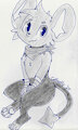 Sitting shinx by CoffeeFly