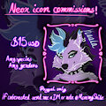 Neon Icon Commissions by MommyShide