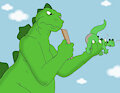 The Godzilla Power Hour - The King of the Monsters Punishes his Prince by CheetorPrime