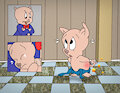 Tiny Toons - Porky is Disappointed by CheetorPrime