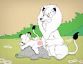 Kimba Spanked by His Dad by CheetorPrime