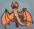 Orange Bat by Yurusa