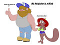 Concept art of My Neighbor is a Mink by LurkingTyger