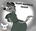 Early BDay Giftart - Rule 63 Rubberhose Dog by KendraEevee