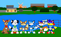 Diaper Boys in the Lakelands by CartoonFoxArt2002