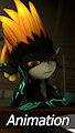 Midna is waving (animation) (sound) by Margevonn