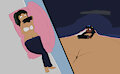 Akna and Cap Play Together by DeferredGalaxy