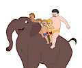 up on elephant by vasan