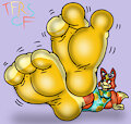 Audie Footgrowth by TheRedSkunk