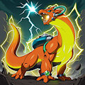 Super bio lizard by blueskunkcoon