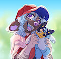 Diego y Bluey by PapaYeen