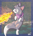 Artfight 2025: Eve Koxsat by Velvett27 by LunaMuenster