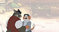 Ott and His Dad Fanart by HoUoGo by BrokGame