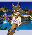 Rudy by the Pool by JeremyMikales
