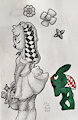 The Rabbit with the Checkered Ears - Summer Dressed! by AciedSpade