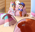 Villagers and Fursona toys by Sparkythechu