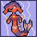 Art fight 2025 def - pixel Merpup scarlet by CaptScorcher1998