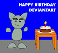 Happy Birthday DeviantArt by CartoonFoxArt2002