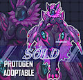 [ADOPTABLE] / Protogen Obsidusk