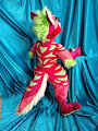 Stripey OC plush by bladespark